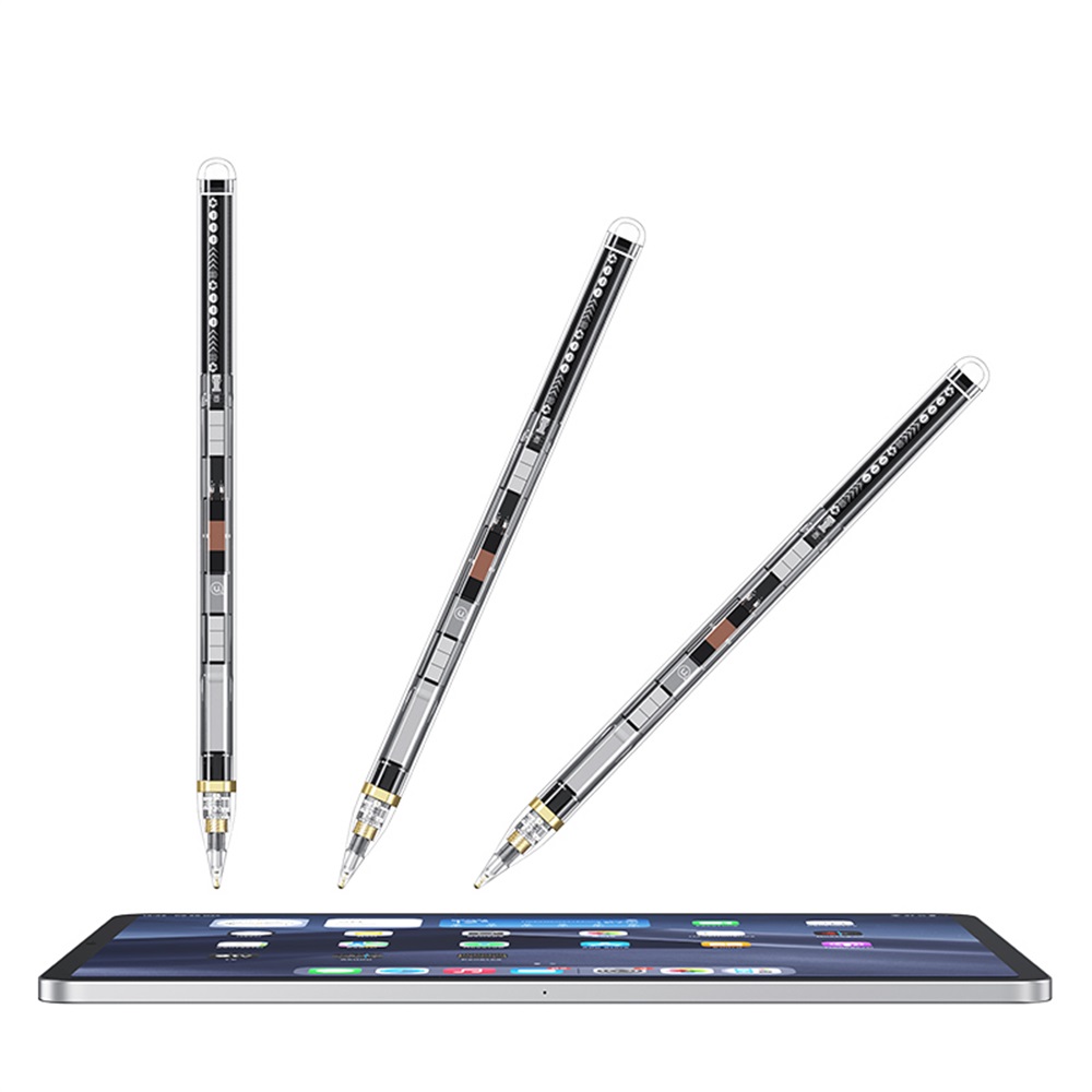 US-ZB264 Transparent Magnetic Charging Tilt-sensitive Active Touch Capacitive Stylus Pen  For iPad